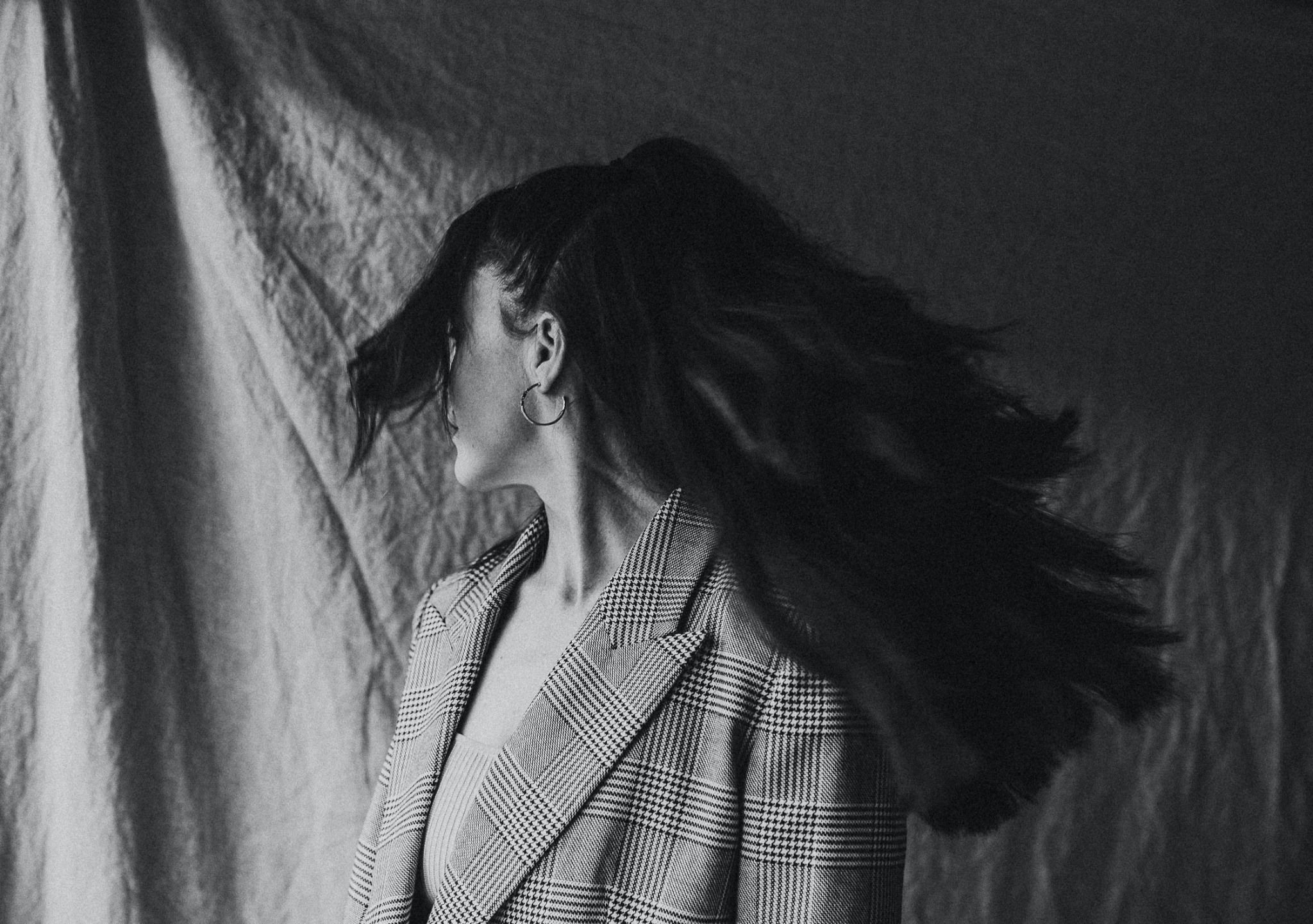 Black and white portrait of Naomi Lee O’Brien