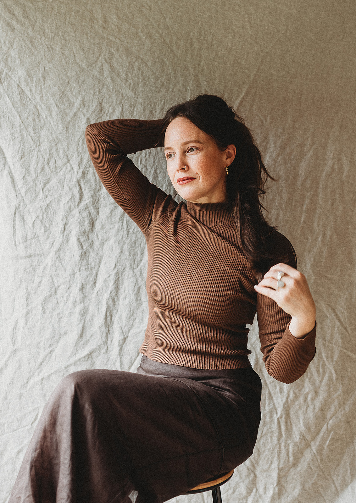 Seated portrait of Naomi Lee O’Brien