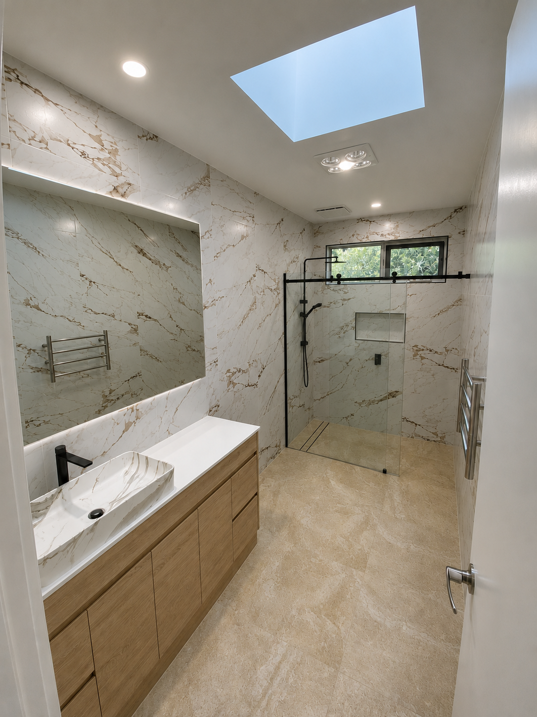 Completed bathroom